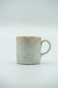 Ivory Frost one-of-one crystalline mug by Arnis Preiss