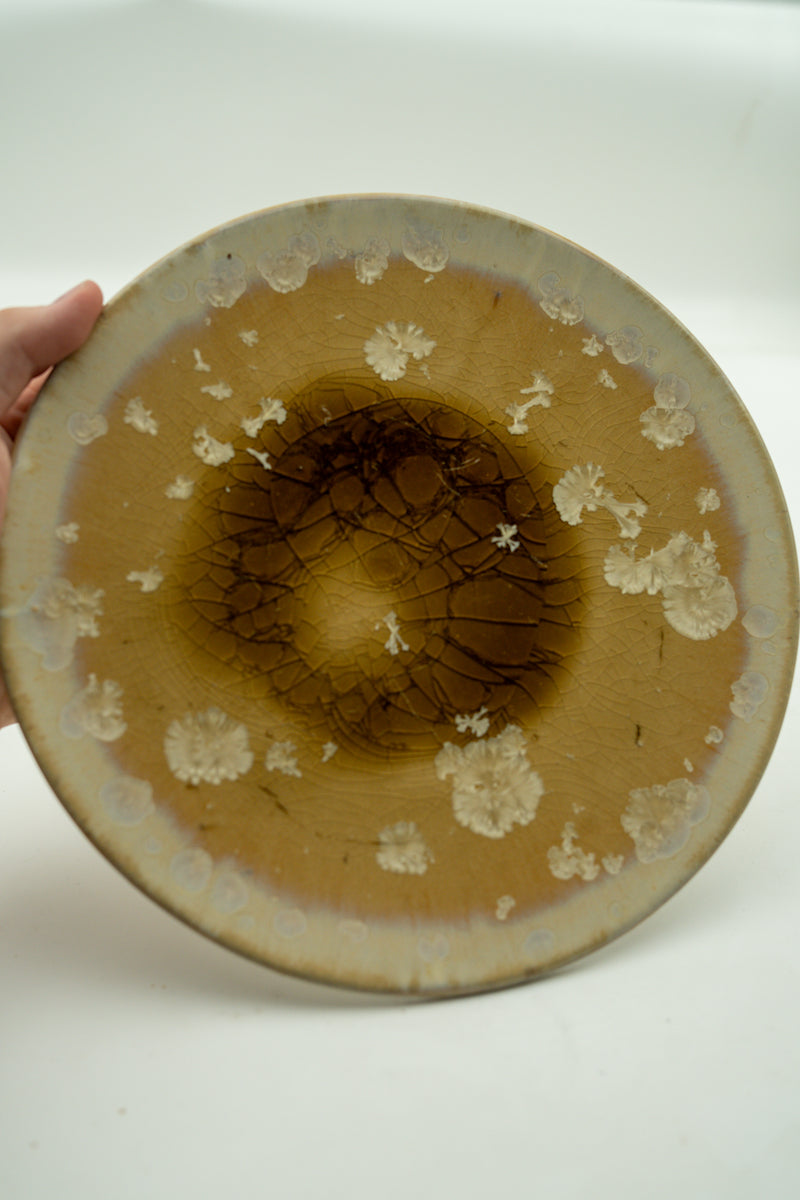 Amber Nucleus one-of-one crystalline bowl by Arnis Preiss